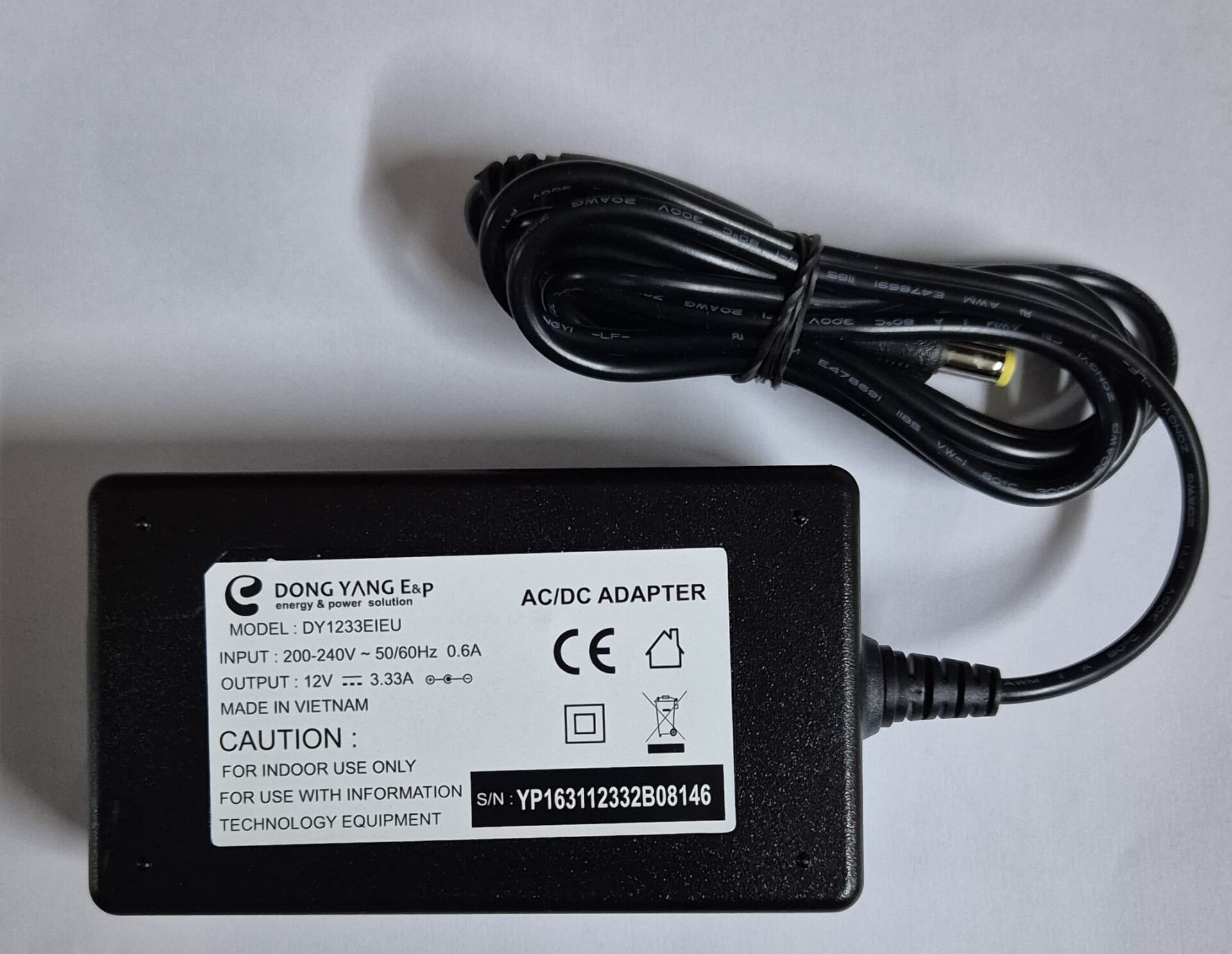 OEM DL-3A 12V 3A Güvenlik Kamerası Güç Adaptörü