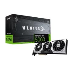 MSI GeForce RTX 5060 Ventus 3X OC 8GB GDDR7 128-Bit DX12 Ekran Kartı