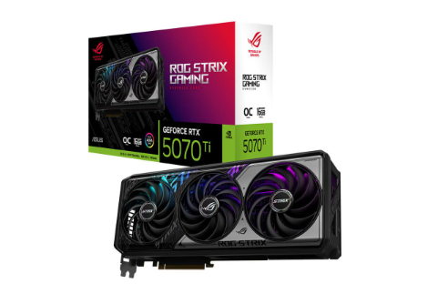 ASUS ROG STRIX GeForce RTX 5070 Ti 16GB GDDR7 256Bit 2x HDMI 3x DisplayPort RGB Gaming Ekran Kartı