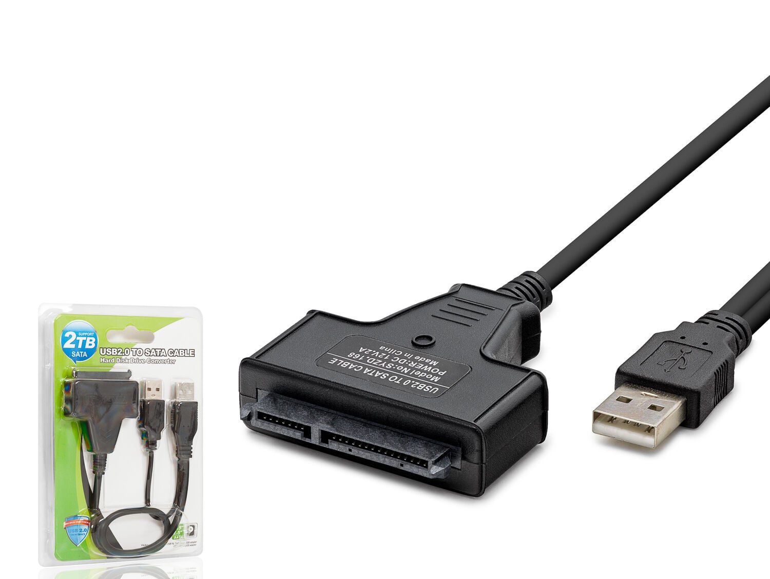 HADRON HDX7516 USB to SATA HDD SSD Dönüştürücü Kablo 2 TB 38 cm Siyah