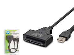 HADRON HDX7516 USB to SATA HDD SSD Dönüştürücü Kablo 2 TB 38 cm Siyah
