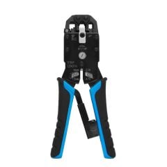 FRISBY FA‑7625P 3 Girişli Sıkma Pensesi RJ‑45 / RJ‑11 / RJ‑12 – Çelik Gövde, Kablo Soyucu & Kesici Özellikli