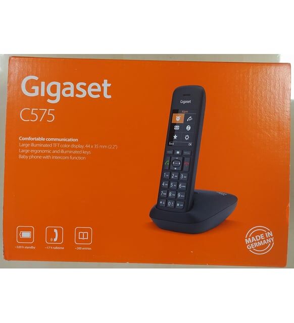 GIGASET C575 DECT TELEFON SIYAH RENK
