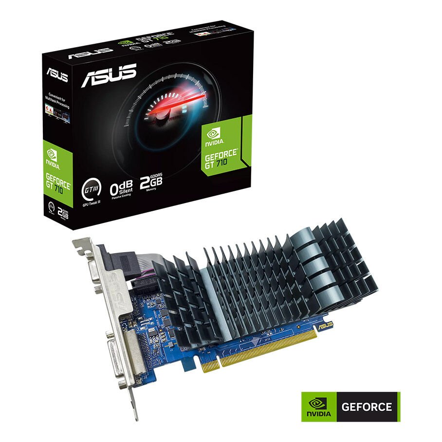 Asus GeForce GT 710 2GB GDDR5 64-Bit SL-2GD5-BRK-EVO Low Profile Ekran Kartı