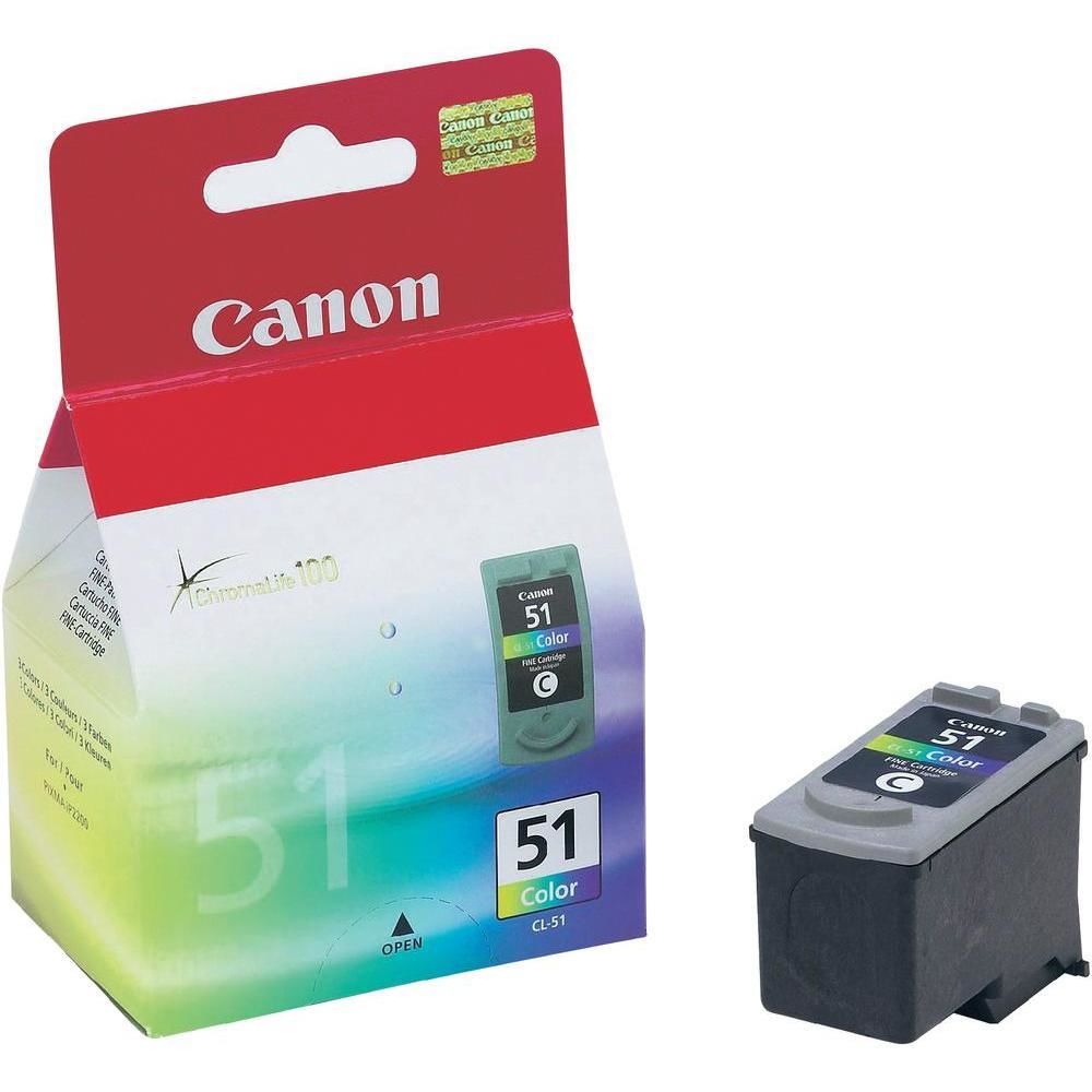 Canon CL-51 Üç Renkli (Color) Yüksek Kapasiteli Mürekkep Kartuşu - PIXMA MP140 / MP210 / MX300 / iP2200 - 13ml