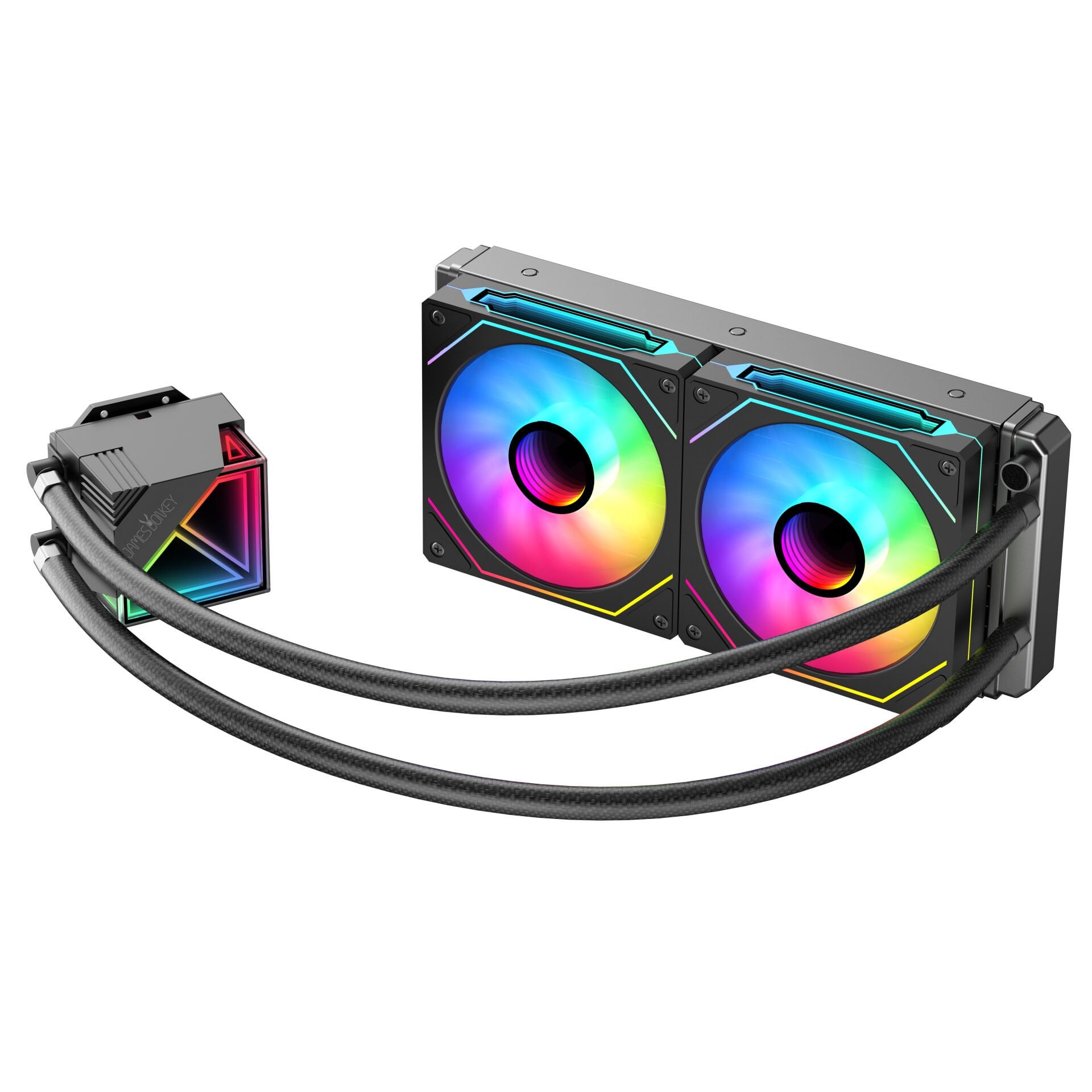 James Donkey Lugis JDC240 ARGB 240mm Siyah Sıvı İşlemci Soğutucusu