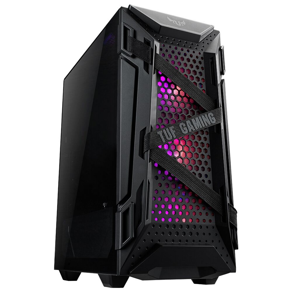 ASUS TUF GAMING GT301 ARGB USB 3.1 ATX Mid‑Tower Compact Case Tempered Glass Siyah