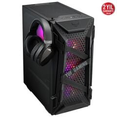 ASUS TUF GAMING GT301 ARGB USB 3.1 ATX Mid‑Tower Compact Case Tempered Glass Siyah