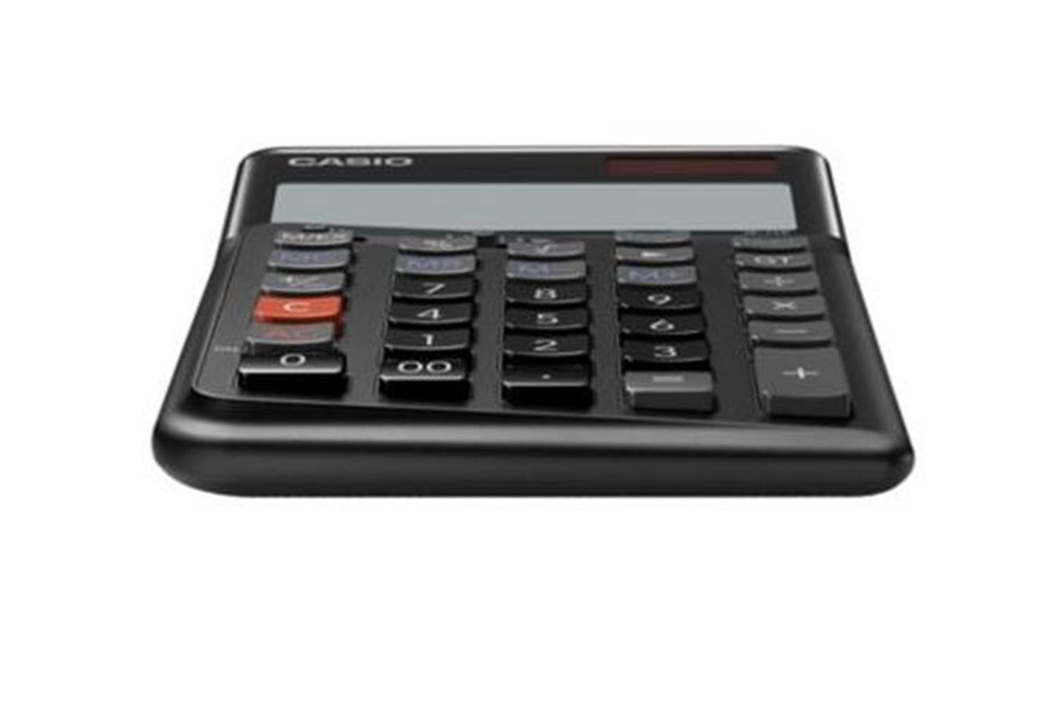 Casio JE-12E-BK 12 Haneli Ergonomik Masaüstü Hesap Makinesi - Siyah