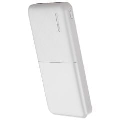 SnapMax SNP-3009 Beyaz 10.000 mah Powerbank 2x USB Çıkışlı 1 Type-C ve 1 Micro Girişli