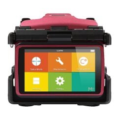 INNO M7 Ultra Taşınabilir Aktif V‑Groove Clad‑Alignment Füzyon Splicer 4.3″ Renkli Dokunmatik Ekran, 7 sn Splice Süresi, 13 sn Isıtma Süresi, 1.56 kg (Bataryalı) Cihaz
