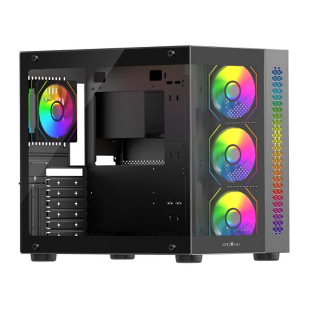 James Donkey Stark S800 650W 80+ 4 Adet ARGB Fanlı Mesh Mid-Tower Gaming Kasa