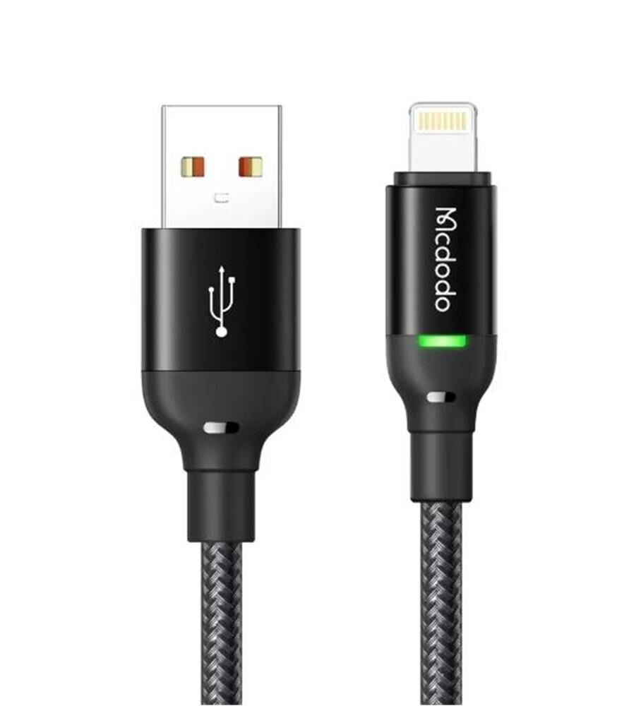 Mcdodo CA-2700 3A iPhone Lightning Hızlı Şarj ve Veri Kablosu 1.2 Metre - Siyah