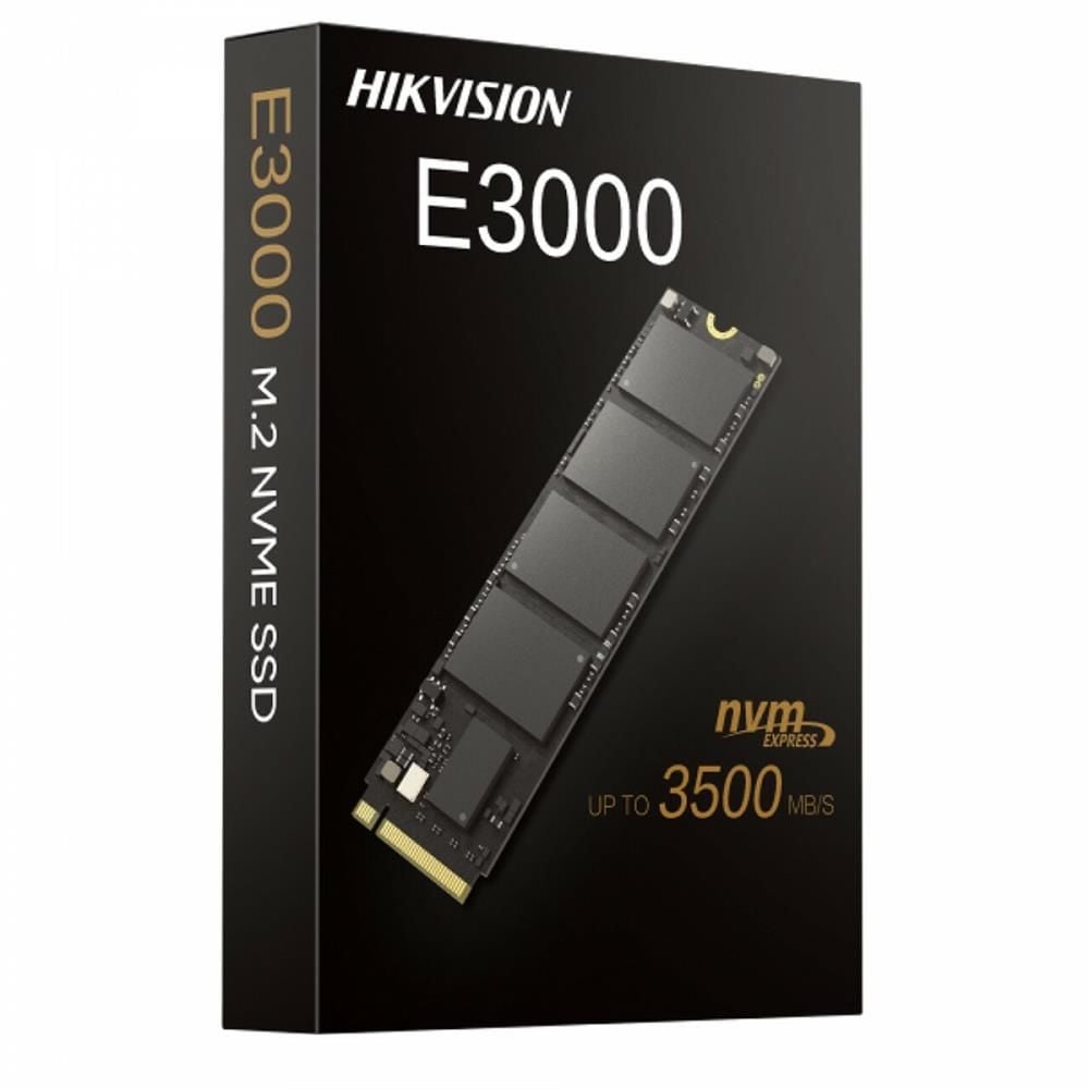 Hikvision HS‑SSD‑E3000 512 GB NVMe PCIe Gen 3×4 3D TLC M.2 2280 SSD – 3 476 MB/s Okuma, 3 137 MB/s Yazma – 5 Yıl Garantili