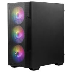 MSI MAG FORGE M100R Temperli Cam 4x120mm ARGB Fanlı Micro-ATX Gaming Kasa