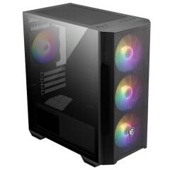 MSI MAG FORGE M100R Temperli Cam 4x120mm ARGB Fanlı Micro-ATX Gaming Kasa