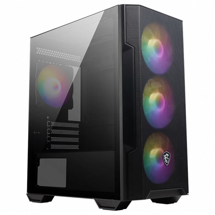 MSI MAG FORGE M100R Temperli Cam 4x120mm ARGB Fanlı Micro-ATX Gaming Kasa