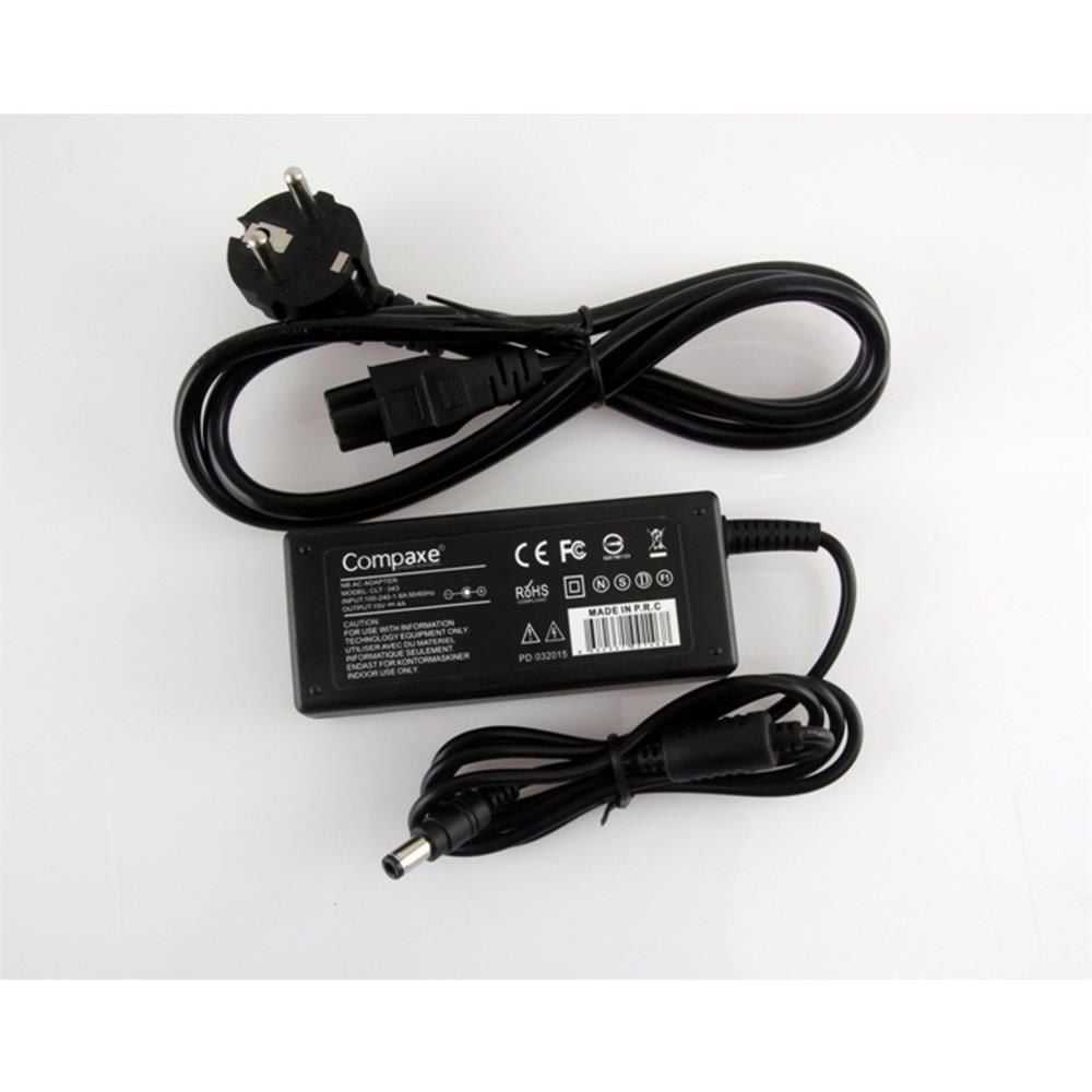 Compaxe CLT-343 15V 4A 6,3x3,0 mm DC Uçlu Yüksek Performanslı Notebook Adaptör