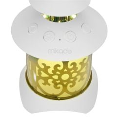 Mikado MD-20BT Beyaz Dekoratif 5W Bluetooth Hoparlör LED Işıklı 1200mAh