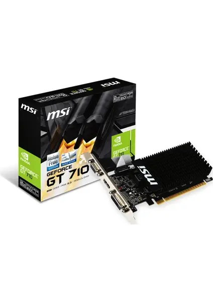 MSI GeForce GT 710 2GD3H LP 2GB 64Bit DDR3 PCIe 2.0 Low Profile Ekran Kartı