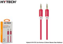 Megatech 1 Metre 3.5mm Erkek-Erkek (M/M) Stereo Aux Ses Kablosu - Siyah