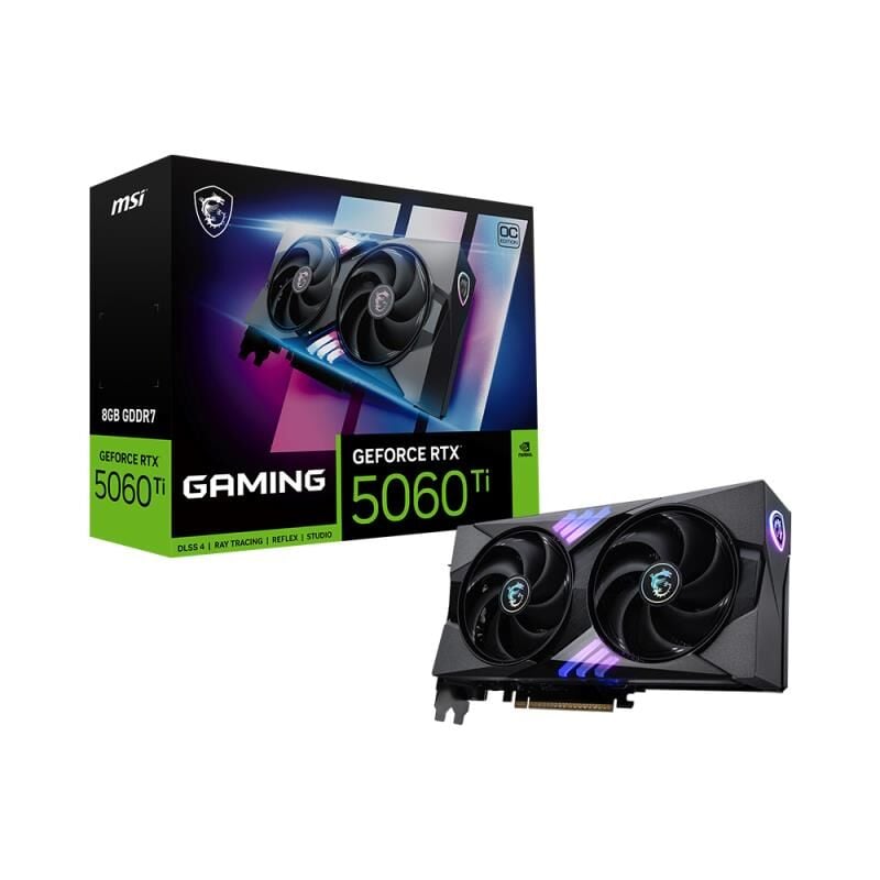 MSI GeForce RTX 5060 Ti 8G GAMING OC 8GB GDDR7 128-Bit Ekran Kartı