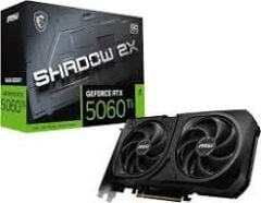 16 GB MSI RTX 5060TI 16G SHADOW 2X OC PLUS GDDR7 128B PCIE 5.0 X16 (3xDP 1xHDMI)