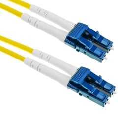 Uranium LC‑LC SM DX 9/125 1 Metre Single‑Mode Duplex Fiber Optik Patch Cord