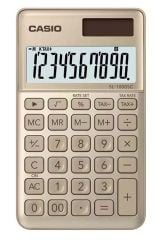 Casio SL-1000SC-GD Cep Tipi 10 Haneli Altın (Gold) Hesap Makinesi