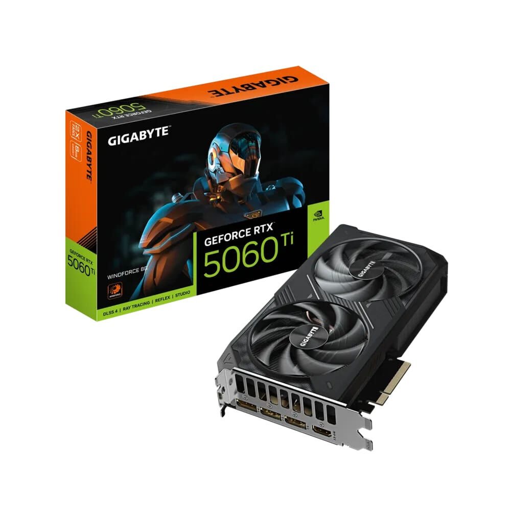 Gigabyte GeForce RTX 5060 Ti WINDFORCE 8GB GDDR7 128 Bit Ekran Kartı (GV-N506TWF2-8GD)