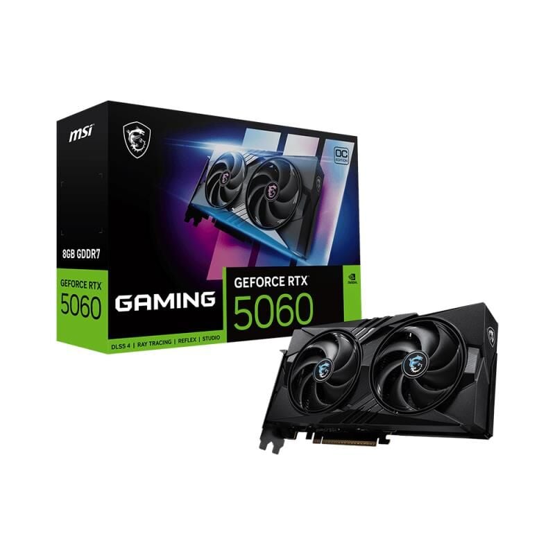 MSI GeForce RTX 5060 Gaming X OC 8GB GDDR7 128-Bit DLSS 4 Ekran Kartı