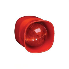 COOPER CASB383WP Elektronik Adreslenebilir Flaşörlü Elektronik Siren, 100dB,