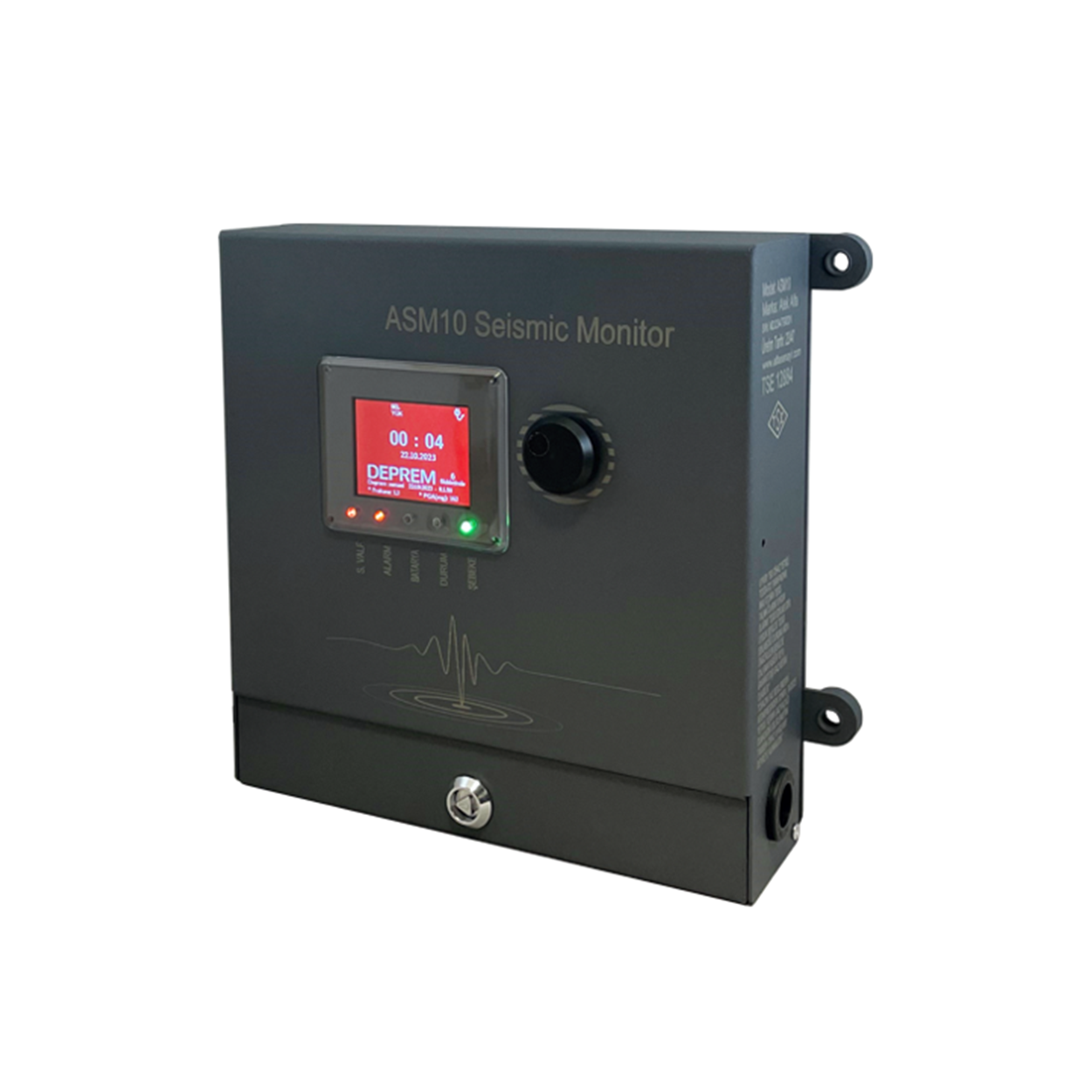 BE Sismik Deprem Paneli Gri ASM 10-4R