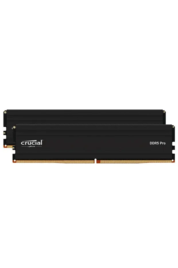 Crucial Pro CP2K32G56C46U5 64GB (2x32GB) DDR5 5600MHz CL46 UDIMM Masaüstü RAM (Soğutuculu)