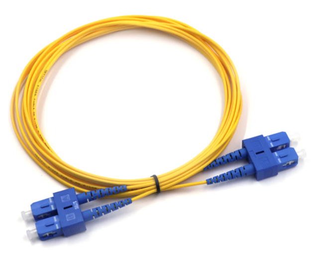 Uranium SC-SC SM DX Duplex 9/125 Single Mode 3 Metre LSZH Fiber Optik Patch Cord