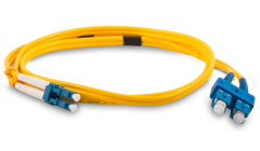 Uranium SC-SC SM DX Duplex 9/125 Single Mode 3 Metre LSZH Fiber Optik Patch Cord