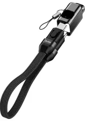 S-link Armor CC-020 60W 20 cm Type-C to Type-C Örgülü Metal Başlıklı Kısa Şarj ve Data Kablosu