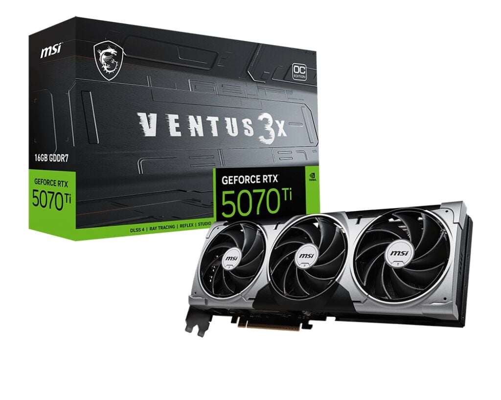 MSI GEFORCE RTX 5070 TI 16G VENTUS 3X OC GDRR7 256BİT VGA