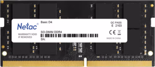 Netac Basic NTBSD4N32SP-16 16GB DDR4 3200MHz CL22 UDIMM Masaüstü RAM