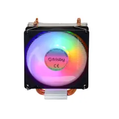Frisby FCL-F1332C P2 RGB 90mm Alüminyum + Çift Bakır Isı Borulu AM5 / LGA1851 / LGA1700 Uyumlu CPU Hava Soğutucu