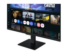 Samsung Smart Monitör M5 27 inç 60Hz 4ms (GtG) FHD HDR10 Akıllı Monitör (LS27FM500EUXUF)