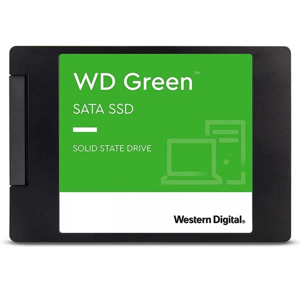 WD Green 2.5″ (7 mm) 240 GB 3D TLC NAND SLC Cache SATA III SSD – Model WDS240G3G0A, 545 MB/s Okuma, 465 MB/s Yazma, 3 Yıl Garanti