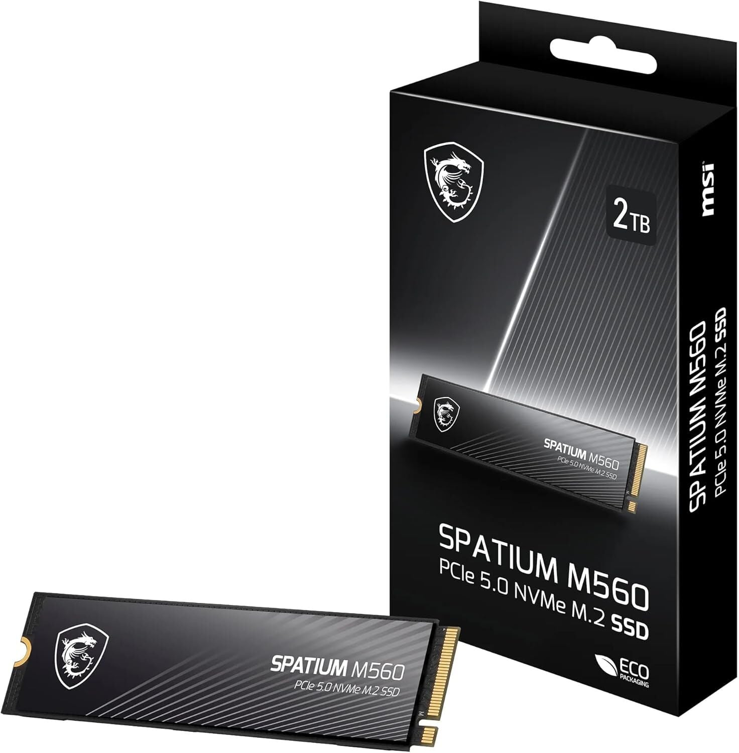 2TB MSI SPATIUM M560 PCIE 5.0 NVME M2 10300/8700MB/s