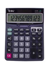 CSL CS-130T 12 Haneli Check & Correct İşlem Kontrollü Masa Tipi Hesap Makinesi