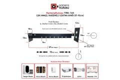 KameraKutusu TRK-165 Çok Amaçlı Kademeli Uzatma Ayağı. (57-100cm)