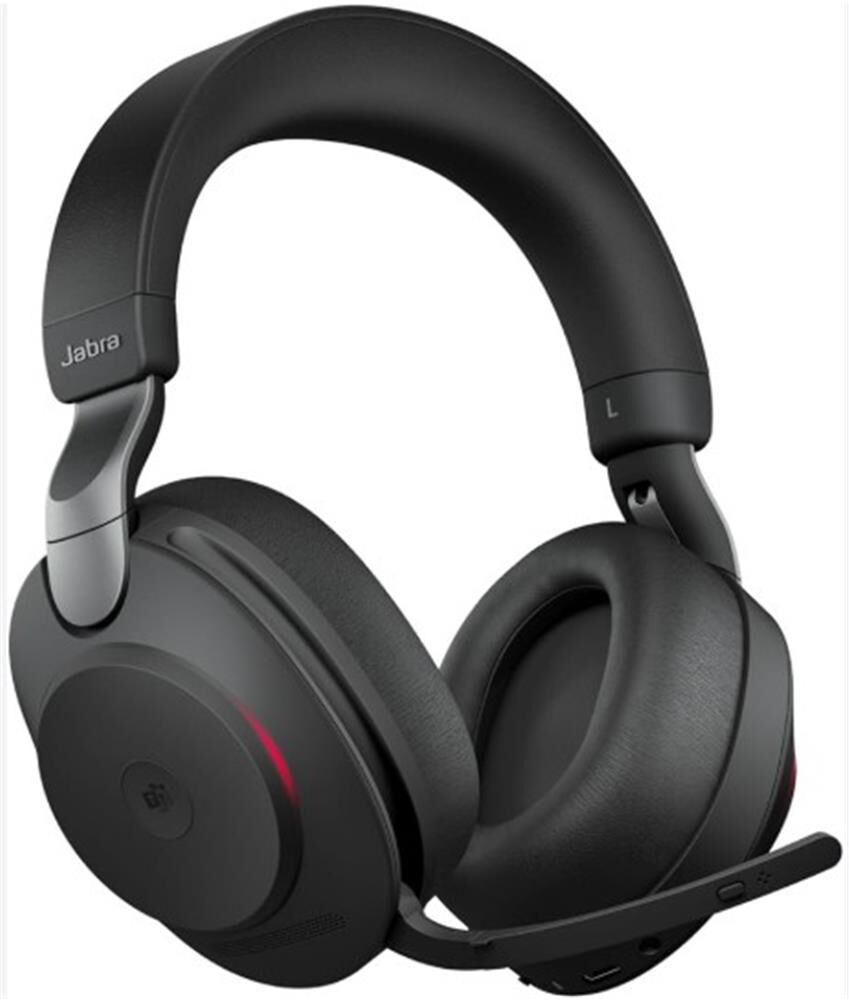 Jabra Evolve2 85 MS Stereo Kablosuz Bluetooth Kulaklık (Link380a USB-A Adaptörlü, Microsoft Teams Sertifikalı)
