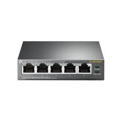 TP‑Link TL‑SG1005P 5 Port 10/100/1000 Mbps Gigabit Desktop Switch 4× PoE+ (IEEE 802.3af/at) 65 W PoE Bütçeli Metal Kasa