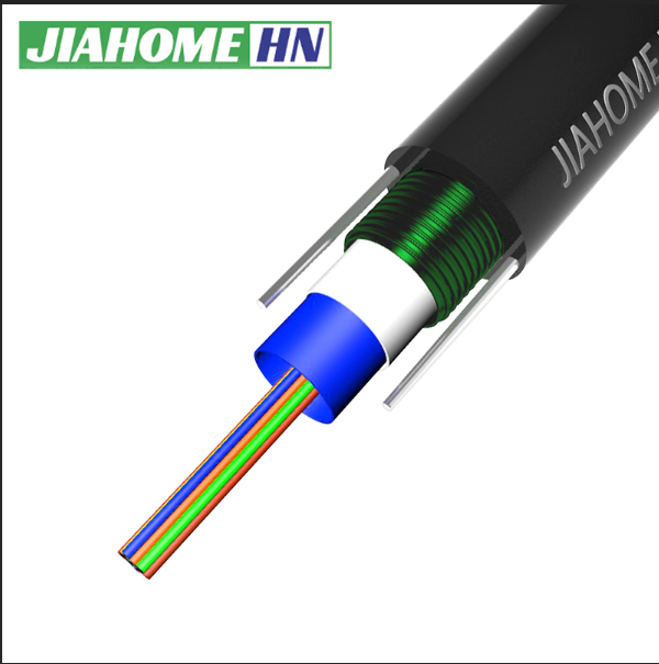 URANIUM 8 Core MM Zırhlı Multimode Fiber Optik Kablo 8 Çekirdek Zırhlı Muhafaza Metre Birim