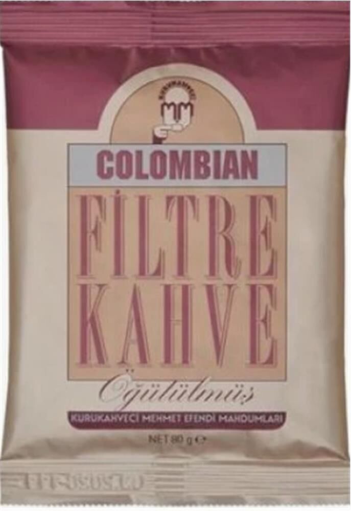 Kurukahveci Mehmet Efendi Colombian Filtre Kahve 80 g (Öğütülmüş)