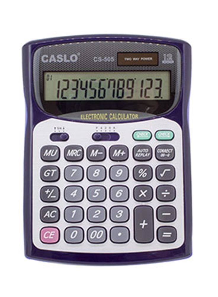 CSL CS-505 12 Haneli İşlem Kontrollü ve Su Geçirmez Masa Üstü Hesap Makinesi
